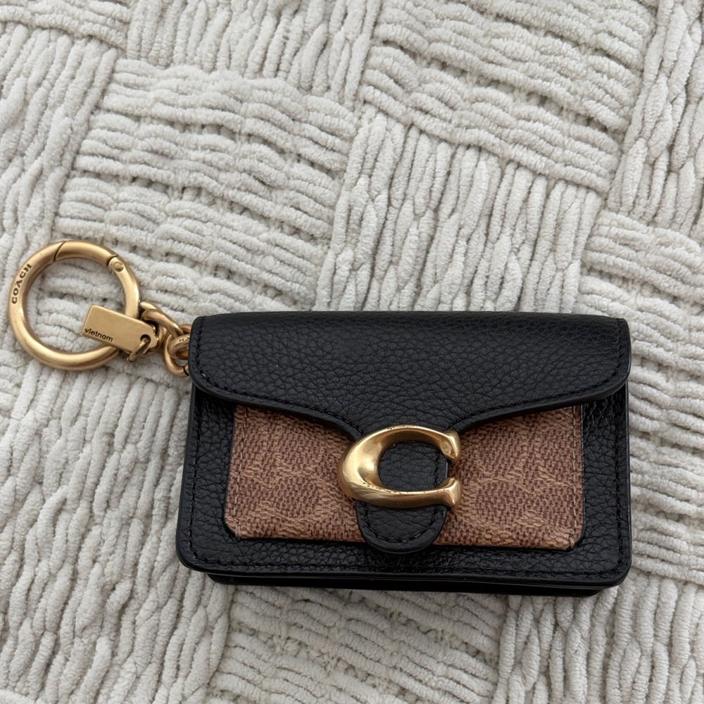 Coach mini tabby charm